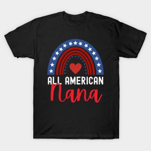 All american nana patriotic shirt T-Shirt